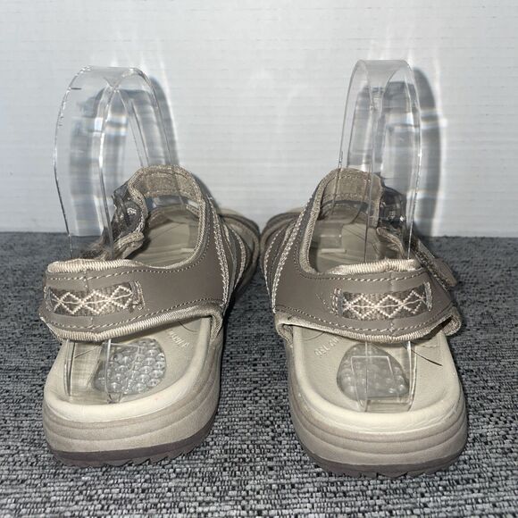 Dr. Scholl's Sandals Women's 7.5M Taupe Comfort Gel Cushion Hook Loop Dynomite - Picture 10 of 15